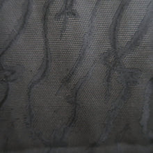 Load image into Gallery viewer, Haori Jacket Vintage(1950-1980) Black Sheer Botanical Silk #10970F3
