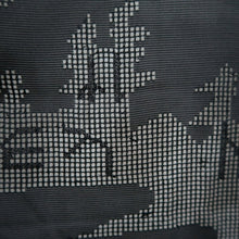 Load image into Gallery viewer, Haori Jacket Black Sheer Mountain Landscape Silk #10960F3
