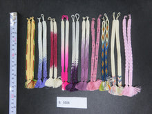 Load image into Gallery viewer, S#5506 Silk Haori Himo Flat Braid 10pcs Bundle Pack
