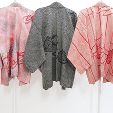 Load image into Gallery viewer, Bundle 12pcs Silk Vintage Full Shibori Haori Wholesale Bulk Free Shipping #507
