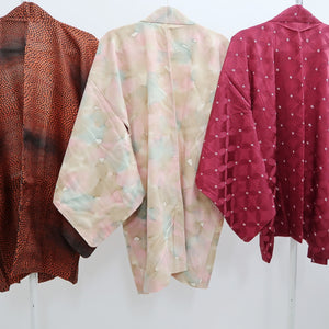 Bundle 15pcs Silk Haori Jacket Wholesale Bulk Free Shipping #698
