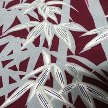 Load image into Gallery viewer, KK1452A1 Silk Kimono Fabric Vintage(1920-1950) Bamboo Brown 52.4x12.6in(133x32cm)
