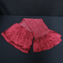 Load image into Gallery viewer, Silk Japanese Obiage Shibori Red 50.4x5.5in(128x14cm) A#10002
