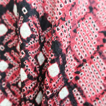 Load image into Gallery viewer, Haori Jacket Vintage(1950-1980) Red Shibori Silk #10679D1
