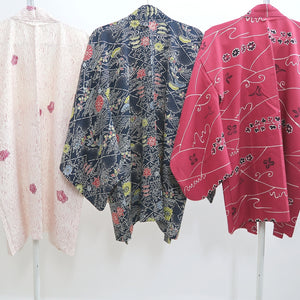 Bundle 15pcs Silk Haori Jacket Wholesale Bulk Free Shipping #635