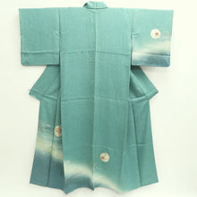 Load image into Gallery viewer, Kimono Light Green Fully Embroidered Camellia Silk #9655J2
