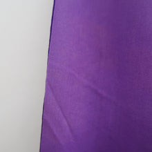 Load image into Gallery viewer, Kimono Vintage(1950-1980) Purple Shibori Yabane Silk #10263E4
