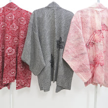 Load image into Gallery viewer, Bundle 12pcs Silk Vintage Full Shibori Haori Wholesale Bulk Free Shipping #722
