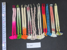 Load image into Gallery viewer, S#5167 Silk Haori Himo Flat Braid 10pcs Bundle Pack
