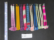Load image into Gallery viewer, S#5207 Silk Haori Himo Flat Braid 10pcs Bundle Pack
