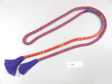 Load image into Gallery viewer, J#1008 Silk Obijime Belt Tie Braided Cord 61.0in(155cm)
