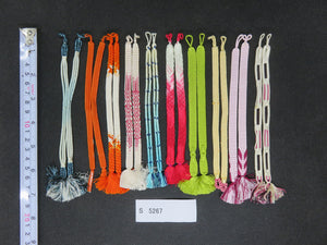 S#5267 Silk Haori Himo Flat Braid 10pcs Bundle Pack