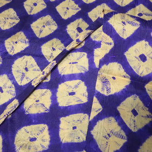 KK1462A1 Silk Kimono Fabric Vintage(Pre-1920) Shibori Purple 73.6x12.6in(187x32cm)