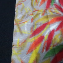 Load image into Gallery viewer, KK1472A2 Silk Kimono Fabric Vintage(1950-1980) Meisen Bamboo Gray 71.3x12.2in(181x31cm)
