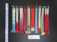 Load image into Gallery viewer, S#5507 Silk Haori Himo Flat Braid 10pcs Bundle Pack
