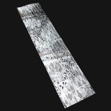 Load image into Gallery viewer, BB10062AE Silk Obi Fabric Forest Black Silver 51.6x11.0in(131x28cm)
