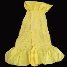 Load image into Gallery viewer, Silk Japanese Obiage Shibori Yellow 48.8x5.5in(124x14cm) A#10022
