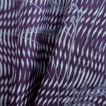 Load image into Gallery viewer, Haori Jacket Vintage(1950-1980) Purple Ryusui Botanical Silk #11010A1
