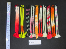 Load image into Gallery viewer, S#5149 Silk Haori Himo Flat Braid 10pcs Bundle Pack

