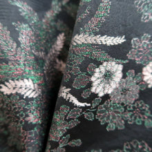 Load image into Gallery viewer, Haori Jacket Vintage(1950-1980) Black Chrysanthemum Silk #10589C1
