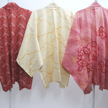 Load image into Gallery viewer, Bundle 12pcs Silk Vintage Full Shibori Haori Wholesale Bulk Free Shipping #655
