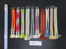 Load image into Gallery viewer, S#5468 Silk Haori Himo Flat Braid 10pcs Bundle Pack
