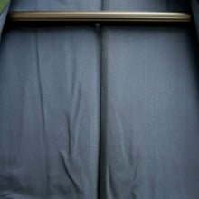 Load image into Gallery viewer, Men's Kimono Vintage(1950-1980) Dark Green Montsuki Habutae Silk #10863E3
