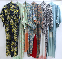 Load image into Gallery viewer, Bundle 6pcs Silk Kimono Robe Dress Wholesale Bulk Free Shipping #554
