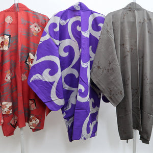 Bundle 12pcs Silk Antique Haori Jacket Wholesale Bulk Free Shipping #552