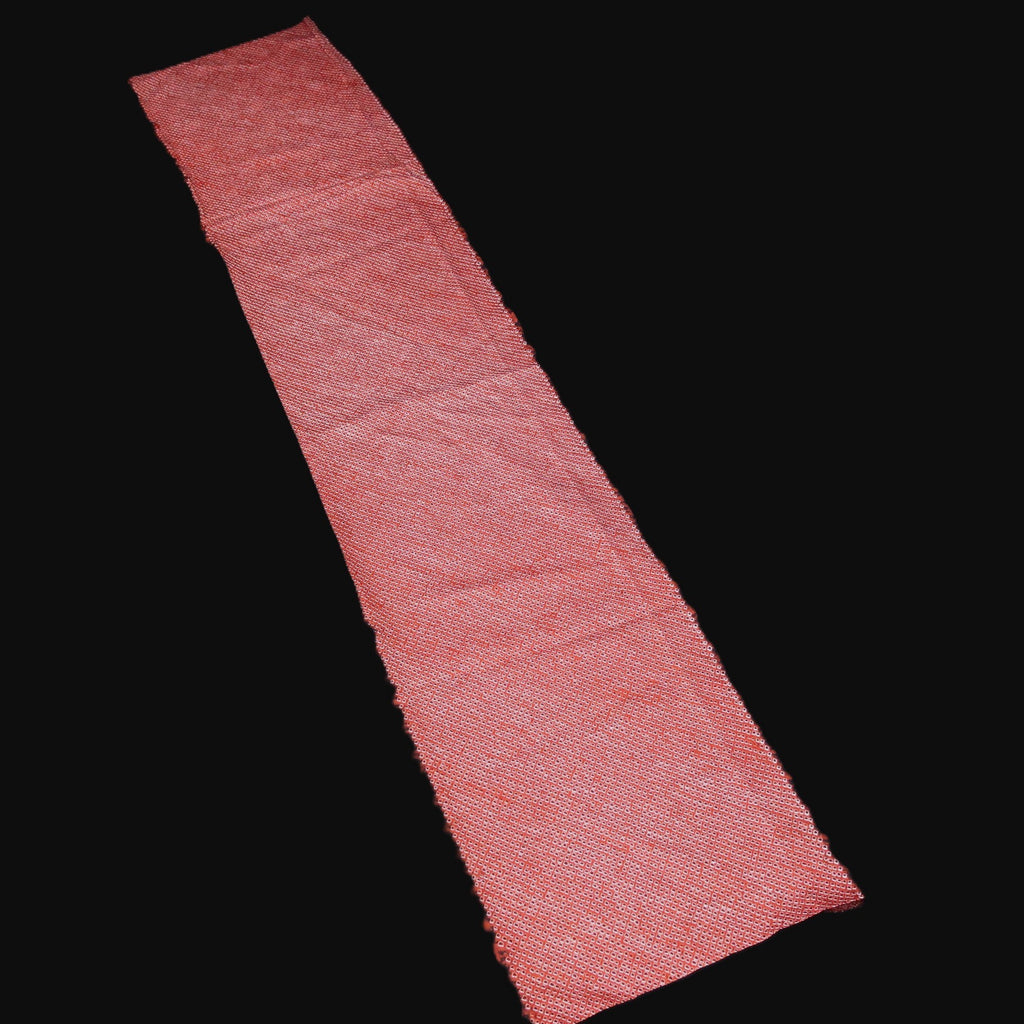 KK1493A2 Silk Kimono Fabric Vintage(1950-1980) Shibori Red 64.2x12.6in(163x32cm)