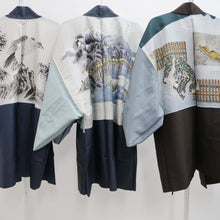 Load image into Gallery viewer, Bundle 12pcs Silk Vintage Men's Graphic Lining Haori Jacket Free Shipping #766
