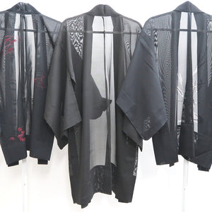 Bundle 12pcs Silk See-Through Haori Jacket Wholesale Bulk Free Shipping #548