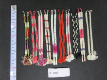Load image into Gallery viewer, S#5208 Silk Haori Himo Flat Braid 10pcs Bundle Pack
