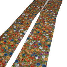 Load image into Gallery viewer, CC1006C1 Silk 8pcs Bundle Kimono Fabric White Orange 53.1x4.7in(135x12cm)
