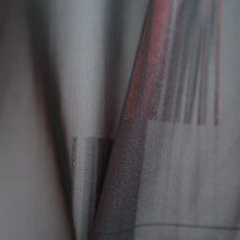 Load image into Gallery viewer, Kimono Vintage(1950-1980) Black Red See-Through Silk #10271E4
