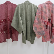 Load image into Gallery viewer, Bundle 12pcs Silk Vintage Full Shibori Haori Wholesale Bulk Free Shipping #713
