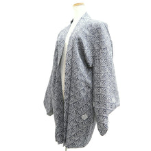 Load image into Gallery viewer, Haori Jacket Vintage(1950-1980) Gray Shibori Pine Tree Silk #10580C1
