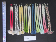 Load image into Gallery viewer, S#5168 Silk Haori Himo Flat Braid 10pcs Bundle Pack
