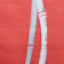 Load image into Gallery viewer, Kimono Vintage(1920-1950) Red Meisen Bamboo Silk #10765D4
