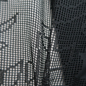 Haori Jacket Vintage(1950-1980) Black See-Through Rangiku Silk #10228E2