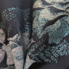 Load image into Gallery viewer, Haori Jacket Vintage(1950-1980) Black Peony Silk #10003C3
