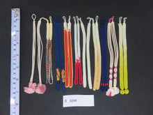 Load image into Gallery viewer, S#5249 Silk Haori Himo Flat Braid 10pcs Bundle Pack
