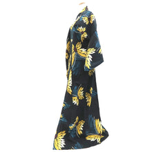 Load image into Gallery viewer, Yukata Grayish Black Butterfly Cotton #10745D3
