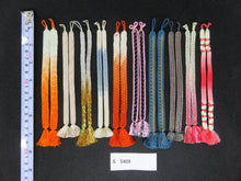 Load image into Gallery viewer, S#5409 Silk Haori Himo Flat Braid 10pcs Bundle Pack
