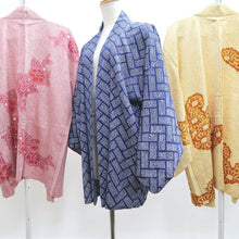Load image into Gallery viewer, Bundle 12pcs Silk Vintage Full Shibori Haori Wholesale Bulk Free Shipping #595
