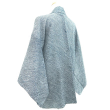 Load image into Gallery viewer, Haori Jacket Vintage(1950-1980) Blue Shibori Silk #10680D1
