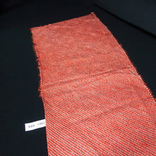 Load image into Gallery viewer, KK1493A2 Silk Kimono Fabric Vintage(1950-1980) Shibori Red 64.2x12.6in(163x32cm)
