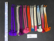 Load image into Gallery viewer, S#5209 Silk Haori Himo Flat Braid 10pcs Bundle Pack
