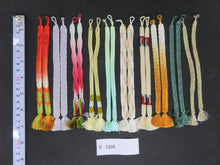 Load image into Gallery viewer, S#5309 Silk Haori Himo Flat Braid 10pcs Bundle Pack
