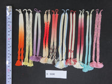 Load image into Gallery viewer, S#5330 Silk Haori Himo Flat Braid 10pcs Bundle Pack

